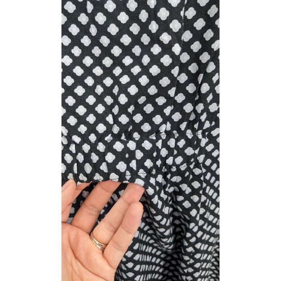 NEW RVCA Understated Women's Floral Black & White Mini Dress Size XL/14 - Picture 4 of 14